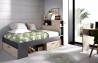 CAMA COMPACTA LANKA CON CABEZAL CAJONES Y ARCON dormitorios juveniles 226,00 € 186,78 €