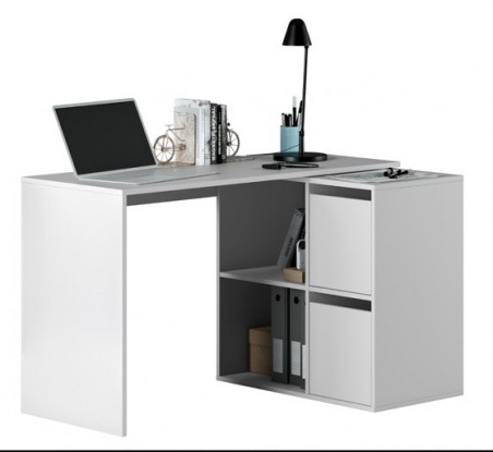 Mesa escritorio miltifuncion modelo gio , en blanco