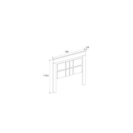 Dormitorio modelo chellen 02 color cambria blanco