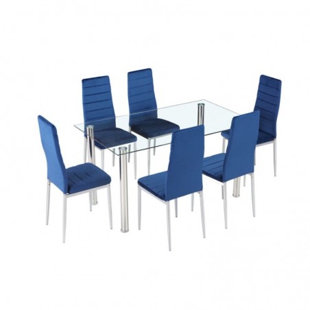 Conjunto De Oferta Mesa Comedor+6 Sillas Modelo Avatar